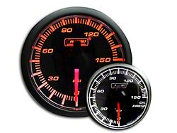 Prosport 45mm Oil Pressure Gauge; Electrical; 0-150 PSI (Universal; Some Adaptation May Be Required)