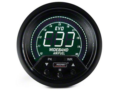 Prosport 60mm Premium EVO Series Wideband Air/Fuel Ratio Gauge; Quad Color (Universal; Some Adaptation May Be Required)