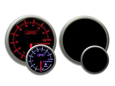 Prosport 60mm Premium Series Tachometer; Electrical; Amber/White (Universal; Some Adaptation May Be Required)