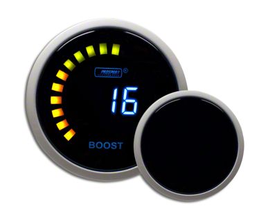 Prosport 52mm Digital Boost Gauge; Electrical; 45 PSI (Universal; Some Adaptation May Be Required)