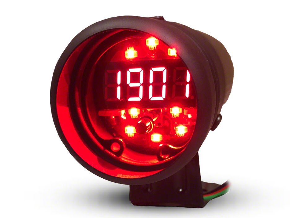 Prosport Challenger Shift Light with Digital Tachometer; Black PSSLSBD