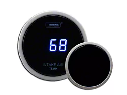 Prosport 52mm Digital Intake Temperature Gauge; Electrical; Blue (Universal; Some Adaptation May Be Required)