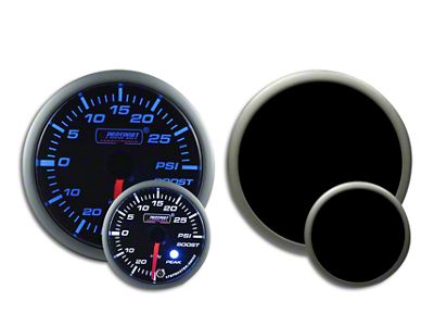 Prosport 52mm Premium Series Boost Gauge; Electrical; Green/White (Universal; Some Adaptation May Be Required)