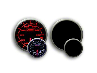 Prosport 60mm Premium Series Oil Temperature Gauge; Electrical; Amber/White (Universal; Some Adaptation May Be Required)