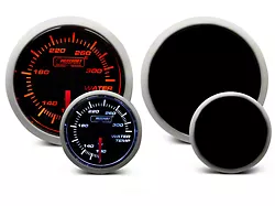 Prosport 52mm Performance Series Water Temperature Gauge; Electrical; Amber/White (Universal; Some Adaptation May Be Required)