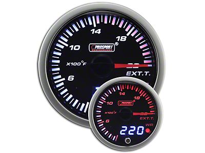 Prosport JDM Electrical Exhaust Gas Temperature Gauge 2-1/16