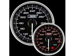 Prosport 52mm Supreme Series Oil Temperature Gauge; Electrical; Amber/White (Universal; Some Adaptation May Be Required)