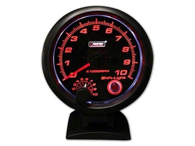 Prosport Performance Tachometer with Shift Light; 3-3/4-Inch (Universal; Some Adaptation May Be Required)