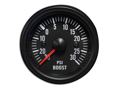 Prosport 52mm Waterproof Series Boost Gauge; Electrical; 30 PSI; Amber/White (Universal; Some Adaptation May Be Required)