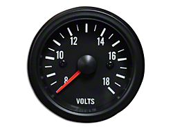 Prosport 52mm Waterproof Series Volt Gauge; Electrical; Amber/White (Universal; Some Adaptation May Be Required)