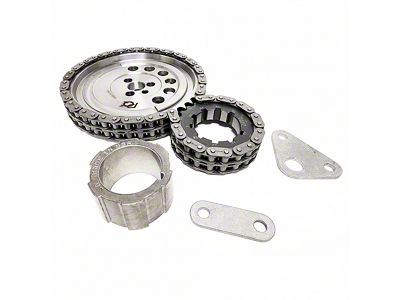 PRW Power Double Roller Timing Chain Set for 3-Bolt Cam (01-04 Corvette C5 Z06; 05-07 Corvette C6 Base)
