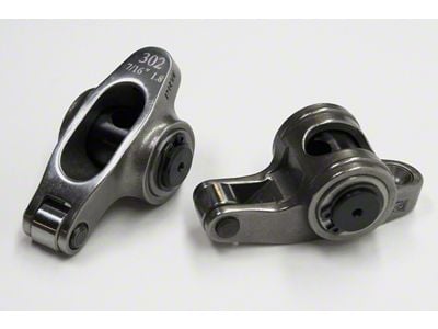 PRW Power Elite Series Stainless Steel Rocker Arms; 1.7/1.8 Ratio x 7/16-Inch (79-95 V8 Mustang)