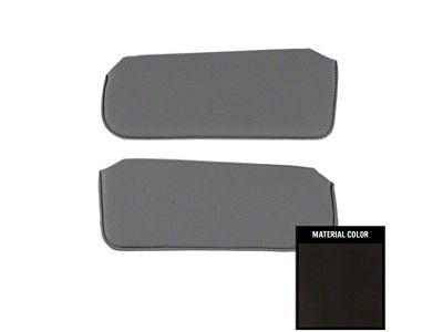 PUI Interiors Foam-Back Cloth Sun Visors without Mirror (93-02 Camaro)