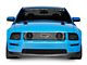 Putco Punch Design Upper Grille; Polished (05-09 Mustang GT)