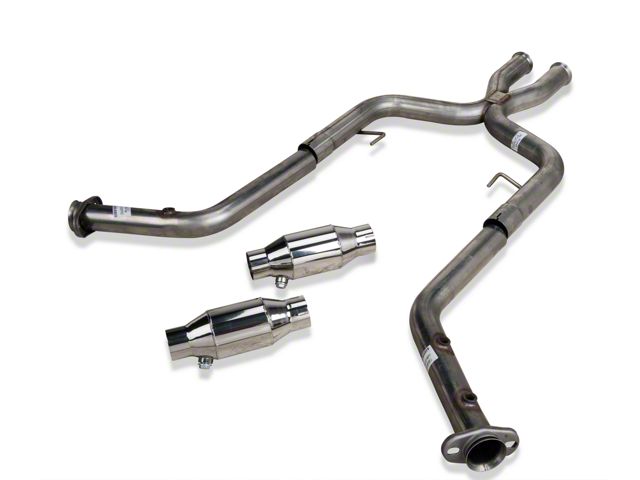 Pypes Catted X-Pipe with Ceramic Cataylic Converters (05-10 Mustang GT)