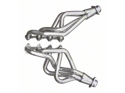Pypes 1-5/8-Inch Long Tube Headers with Catted H-Pipe; EPA Approved; Polished (05-10 Mustang GT)