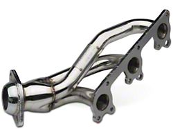 Pypes 1-5/8-Inch Shorty Headers; Polished (05-10 Mustang V6)