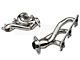 Pypes 1-5/8-Inch Shorty Headers; Polished (05-10 Mustang V6)