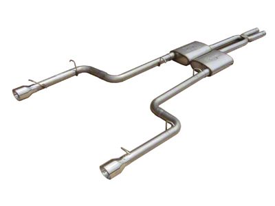 Pypes Race Pro Cat-Back Exhaust System with Polished Tips (06-10 2.7L Charger)