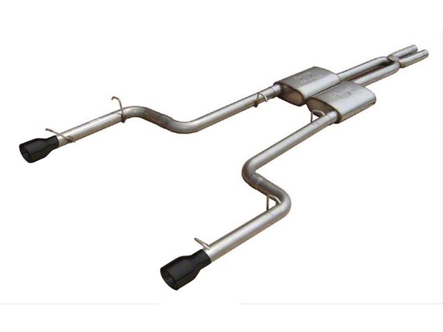 Pypes Street Pro Cat-Back Exhaust System with Black Tips (06-10 2.7L Charger)