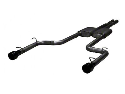 Pypes Violator Cat-Back Exhaust System with Black Tips (06-10 5.7L HEMI Charger)