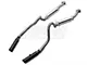 Pypes Pype-Bomb Cat-Back Exhaust System with Black Tips (1986 Mustang GT; 86-93 Mustang LX; 94-04 Mustang GT, Bullitt, Mach 1)