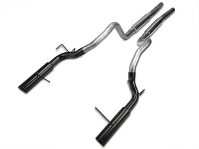 Pypes Pype-Bomb Super System Cat-Back Exhaust System with Black Tips (11-14 Mustang GT)