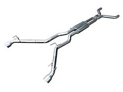 Pypes Race Pro Cat-Back Exhaust with Black Tips (10-15 V6 Camaro Coupe)