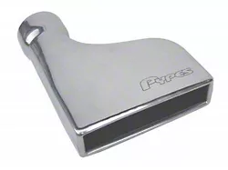 Pypes Rectangle Exhaust Tips; 2.50-Inch; Polished (93-02 Camaro)