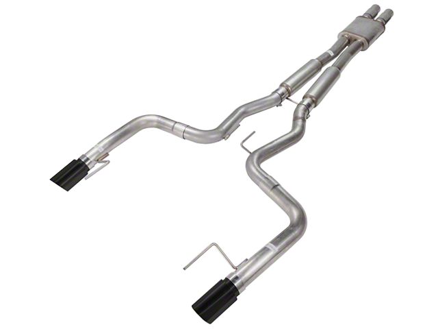 Pypes 3-Inch Connect Cat-Back Exhaust System with X-Box Mid-Pipe and Black Tips (15-17 Mustang GT Fastback)