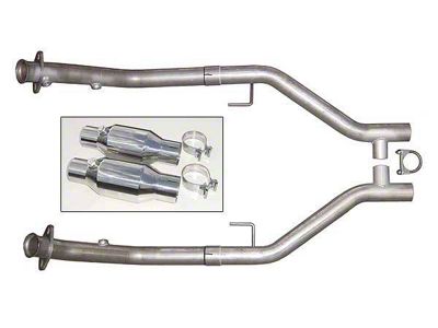 Pypes Catted H-Pipe (05-10 Mustang GT)