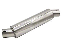 Pypes M-80 Offset/Offset Bullet Style Muffler; 2.50-Inch Inlet/2.50-Inch Outlet (Universal; Some Adaptation May Be Required)