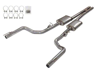 Pypes Race Pro Cat-Back Exhaust System with H-Pipe (15-23 6.4L HEMI Charger)
