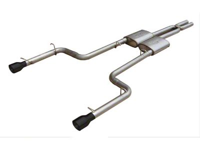 Pypes Violator Cat-Back Exhaust System with Black Tips (06-10 3.5L Charger)