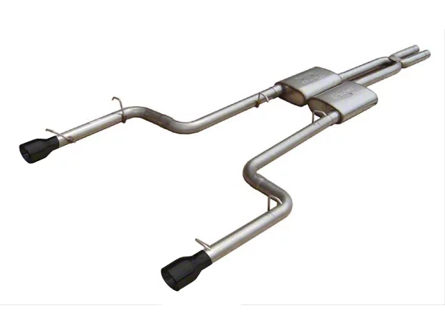 Pypes Violator Cat-Back Exhaust System with Black Tips (06-10 3.5L Charger)