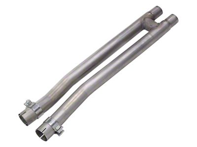 Pypes Cut and Clamp Resonator Delete H-Pipe (15-25 Mustang GT, Dark Horse)