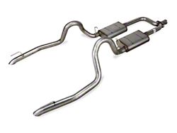 Pypes Street Pro Dual Cat-Back Exhaust System with Turn Down Tips (98-04 Mustang V6)