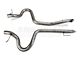Pypes Street Pro Dual Cat-Back Exhaust System with Turn Down Tips (98-04 Mustang V6)