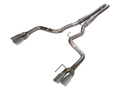 Pypes H-Bomb Cat-Back Exhaust System with Polished Tips (18-23 Mustang GT w/o Active Exhaust)