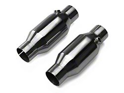 Pypes High Flow Catalytic Converter Kit; Metallic (86-10 Mustang)