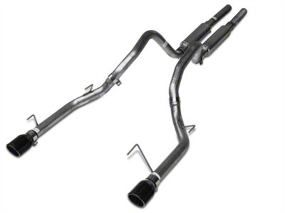 Pypes Mid-Muffler Cat-Back Exhaust System with Black Tips (05-10 Mustang GT)