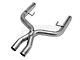 Pypes True Dual Mid-Muffler Cat-Back Exhaust System with Black Tips (05-10 Mustang V6)