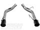 Pypes Muffler-Delete Axle-Back Exhaust System with Black Tips (05-10 Mustang GT, GT500)