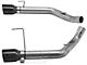 Pypes Muffler-Delete Axle-Back Exhaust System with Black Tips (05-10 Mustang GT, GT500)