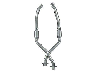 Pypes X-Pipe w/Catalytic Converter XFM39E 98-04 V6 Mustang