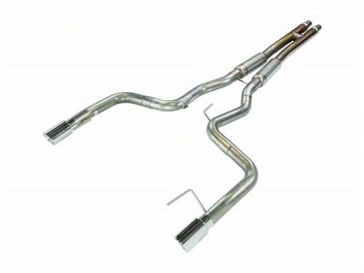 Pypes H-Bomb Cat-Back Exhaust System with Polished Tips (2024 Mustang GT Fastback w/o Active Exhaust)