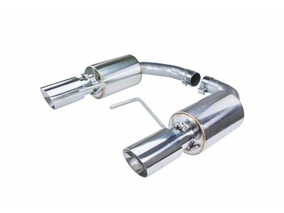 Pypes Street Pro Touring Axle-Back Exhaust System with Polished Tips (2024 Mustang GT w/o Active Exhaust)