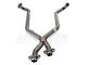 Pypes Street Pro True Dual Cat-Back Exhaust w/ Turn Down Tips (98-04 Mustang V6)