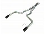 Pypes X-Bomb Cat-Back Exhaust System with Black Tips (24-25 Mustang GT Fastback w/o Active Exhaust)