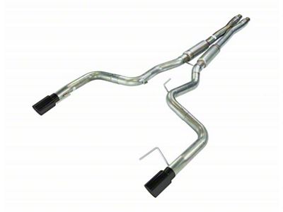 Pypes X-Bomb Cat-Back Exhaust System with Black Tips (24-25 Mustang GT Fastback w/o Active Exhaust)